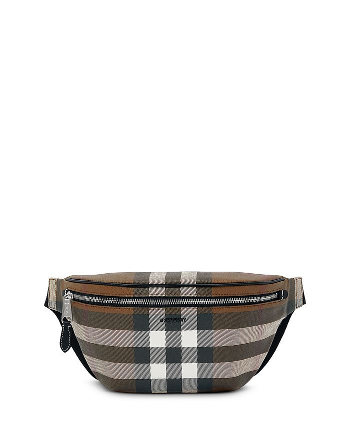 Check & Leather Bum Bag | Bloomingdale's (US)