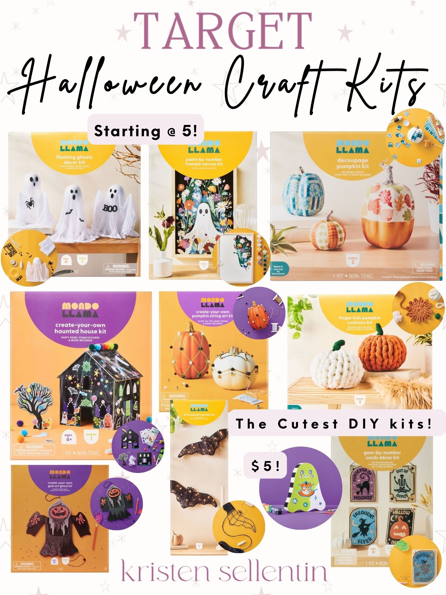Check out these fun DIY Halloween Kits @ Target! Great crafts to do with the kids! 

 

#LTKSeasonal #LTKKids #LTKFamily