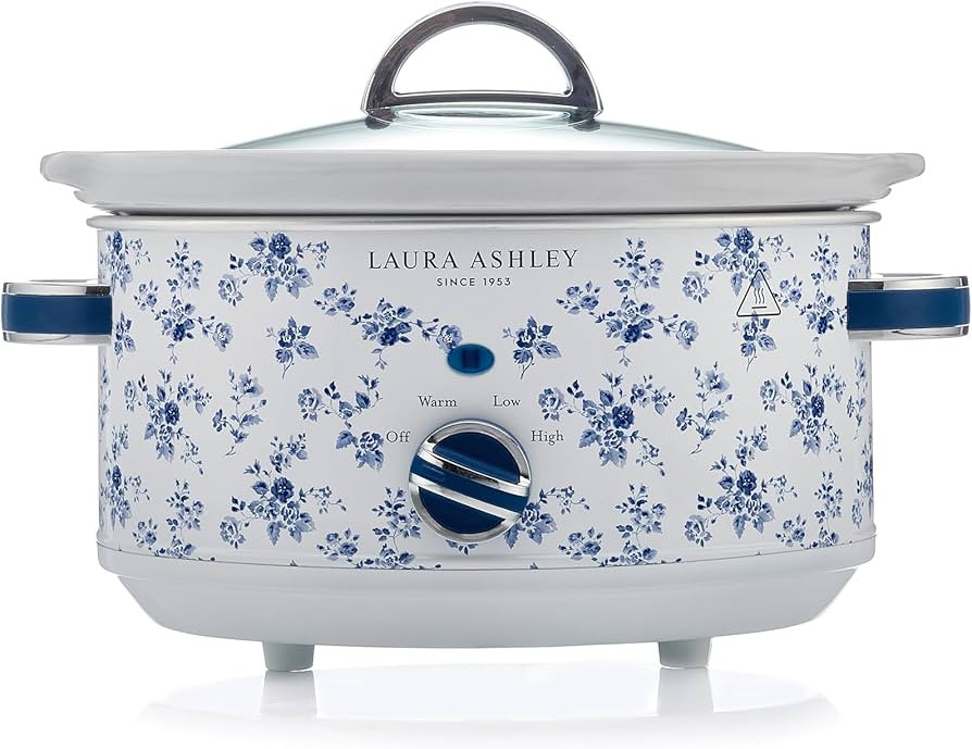 Laura Ashley Slow Cooker 3.7 Quart - Large Slow Cooker 3.7 QT for 4 to 5 people - Energy Efficien... | Amazon (US)