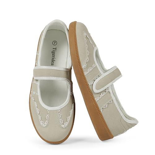 Amazon.com | Tigeridea Womens Sneakers Chocolate Business Casual Tennis Shoes Strap Cute Flat Mar... | Amazon (US)
