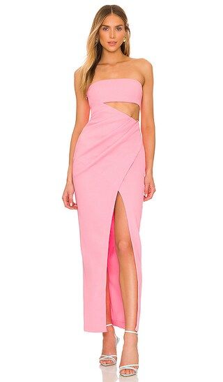 Rowena Gown in Blossom Pink | Revolve Clothing (Global)