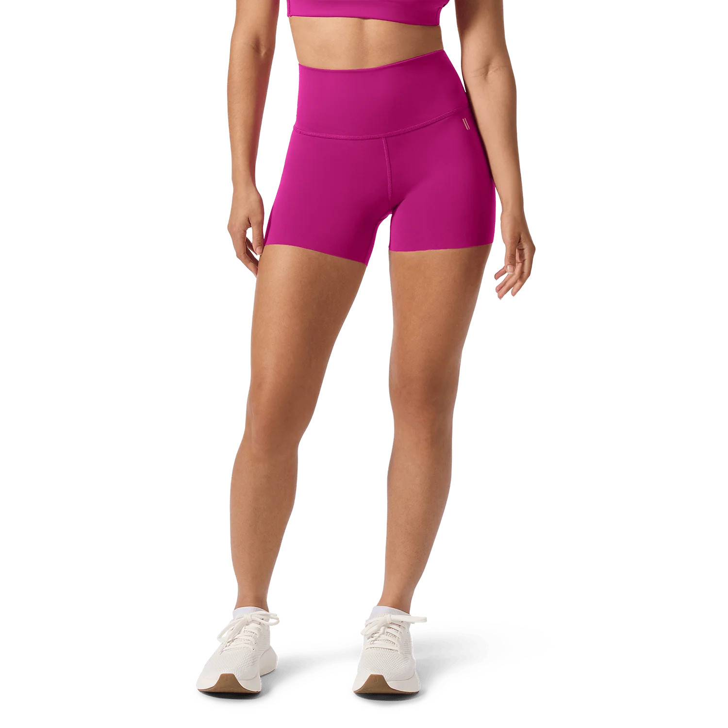 Women's Vivid Fuchsia High-Rise Drive Short 4" | NOBULL | NOBULL