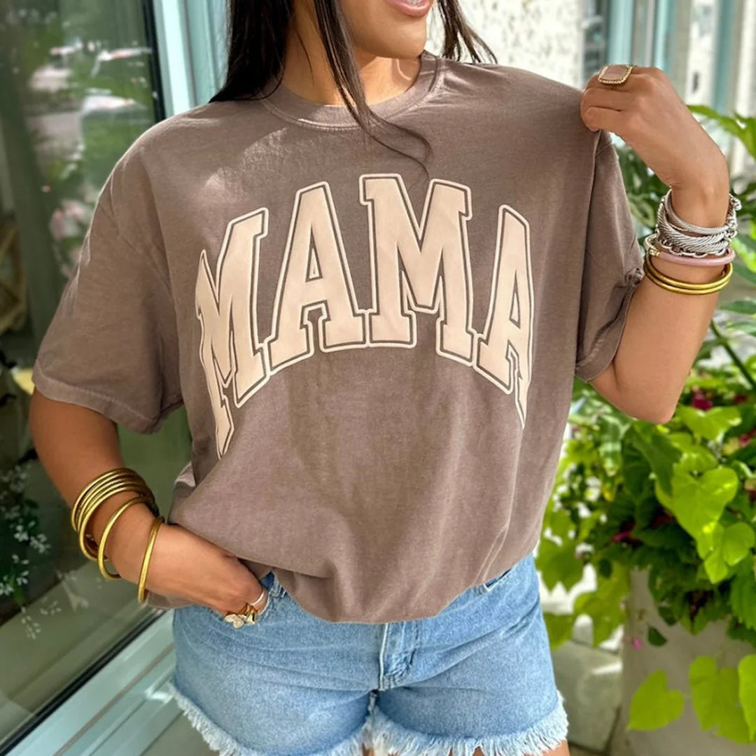 'Mama' PUFF T-Shirt | United Monograms