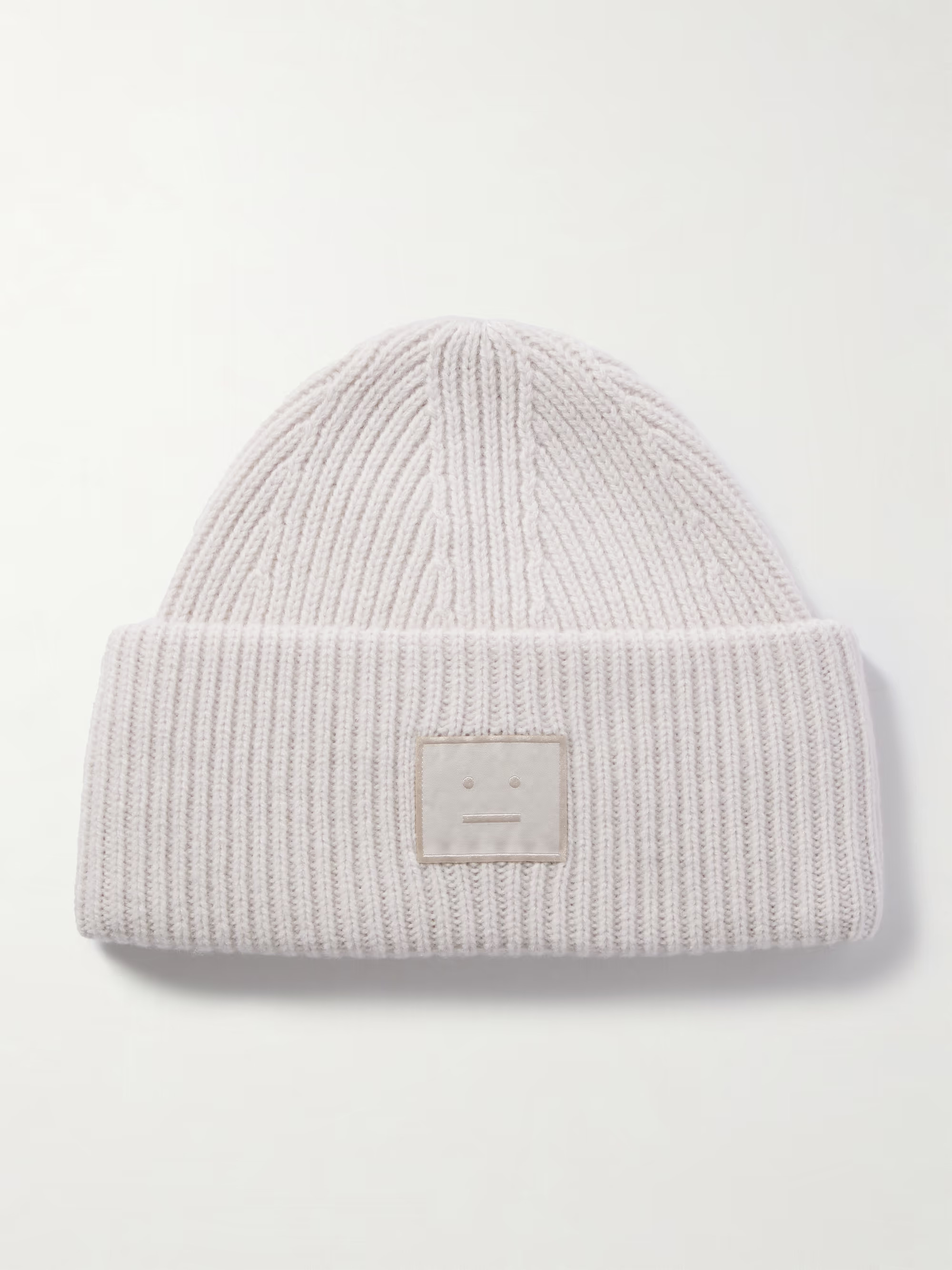 Appliquéd ribbed wool and yak hair-blend beanie | NET-A-PORTER (UK & EU)