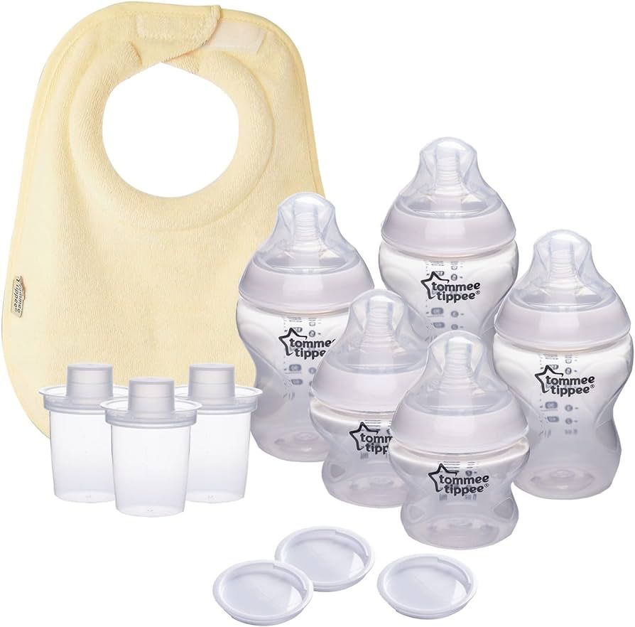 Tommee Tippee Formula Feeding Solution, Baby Bottle Set | Closer to Nature Bottles, Breast-Like N... | Amazon (US)