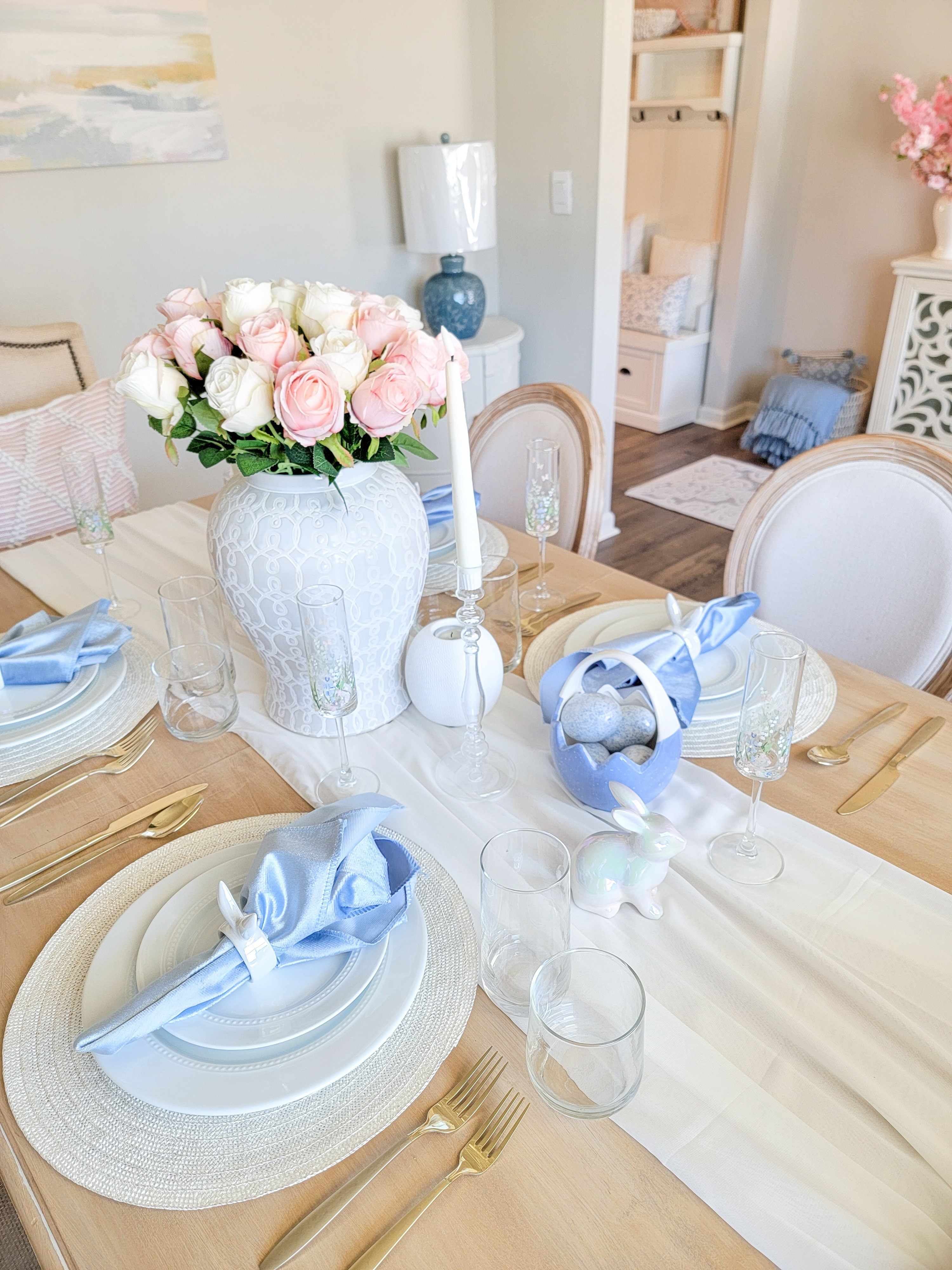 Easter Tablescape Design. 🐰🌷

#LTKSpringSale #LTKSeasonal #LTKHome