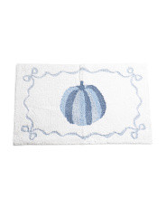 21x34 Striped Pumpkin Bath Rug | TJ Maxx