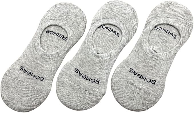 2 Pack Bombas Women's Cushioned No Shows marled charcoal | Amazon (US)