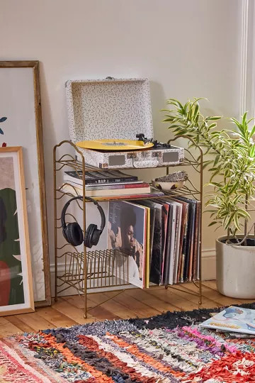 Vinyl Record Storage Shelf | Urban Outfitters (US and RoW)