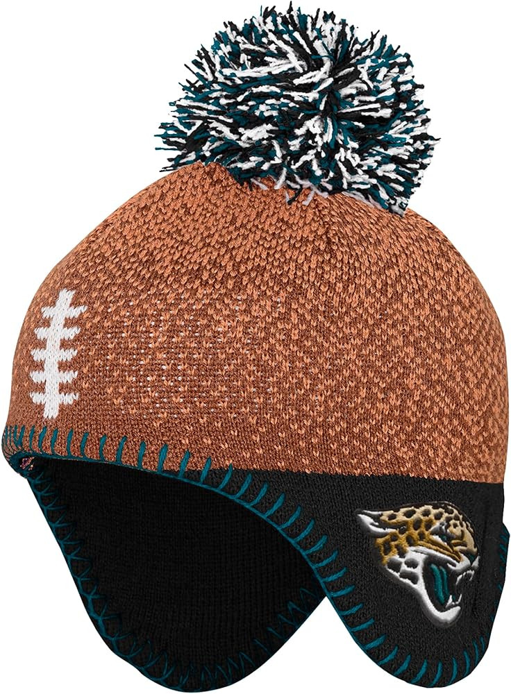 Infant NFL Football Head Knit Hat with Pom | Amazon (US)