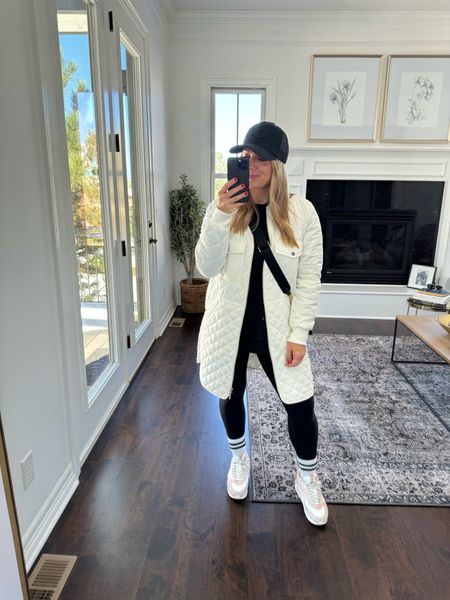 Cute but casual mom outfit for cold weather! This outfit mixes athleisure with loungewear but keeps it soooo simple and comfy. I’ve had this coat for ages but relinked it for you on Nordstrom. 

Casual mom outfit, quilted coat, school drop off, cold weather athleisure, realistic mom uniform, Nicki Entenmann, 

#LTKmomoutfit


#LTKfitness #LTKstyletip #LTKSeasonal