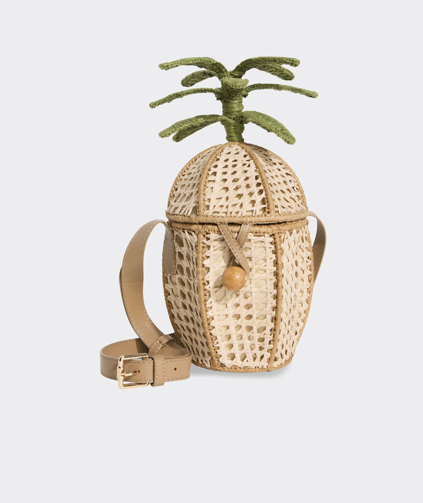 Pineapple Wicker Bag | vineyard vines