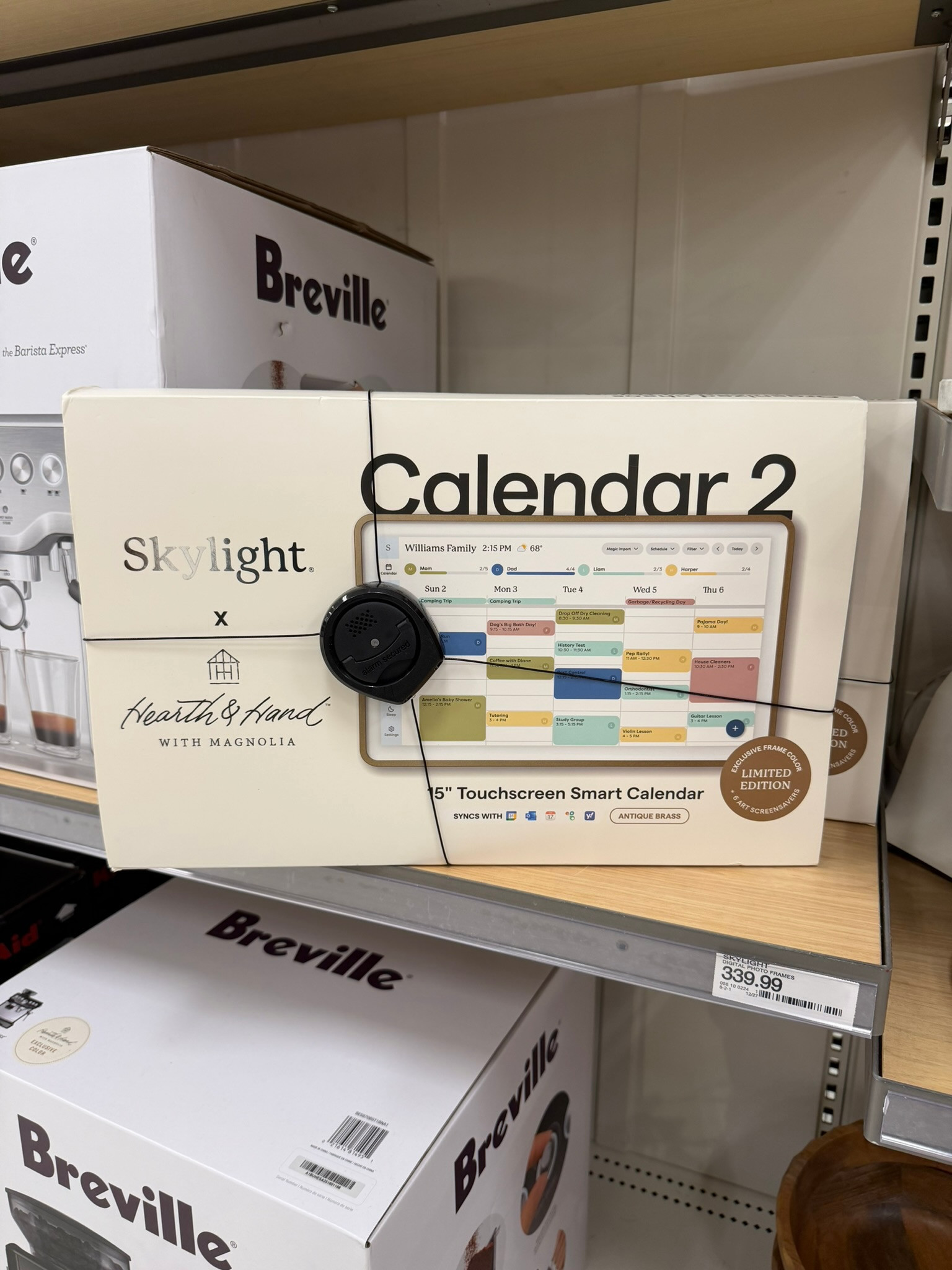 Organize your family’s busy schedule with this stunning Skylight x Hearth & Hand with Magnolia smart calendar. This 15-inch touchscreen is a total favorite for keeping everyone on the same page, and this exclusive antique brass frame adds such a beautiful, high-end look to your home. It syncs easily with your existing digital calendars, making it the ultimate find for a functional and aesthetic kitchen or entryway refresh!

date night outfits, bedroom refresh, bella stretch wide leg jeans, patterned tights, women's effortless pull-on pants - a new day, cabbage, super bowl hosting, pegasus premium running shoe, valentines outfit women, romantic knits, target find, target home, hearth and hand with magnolia, skylight calendar, smart home, home organization, family command center, kitchen decor, aesthetic home, digital calendar, gift ideas, hearth and hand, target haul, ltk home, ltk kids, ltk gift guide 

 #LTKValentine #LTKselfcare #LTKHome