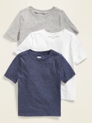Unisex Crew-Neck Tee 3-Pack for Toddler | Old Navy (US)