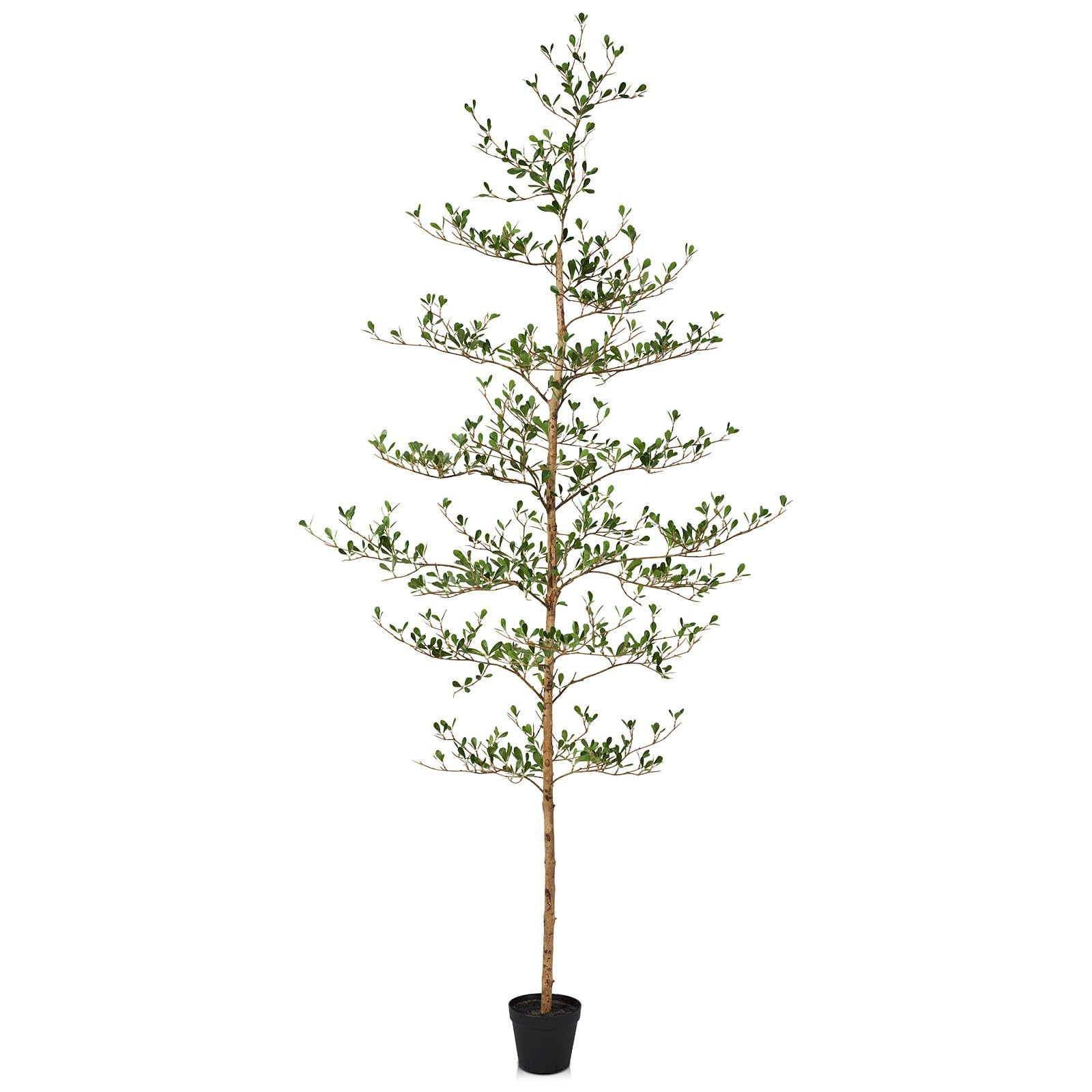 Artificial Black Olive Tree 7ft - Shady Lady Real Wood Trunk Faux Olive Trees Indoor Outdoor Deco... | Amazon (US)