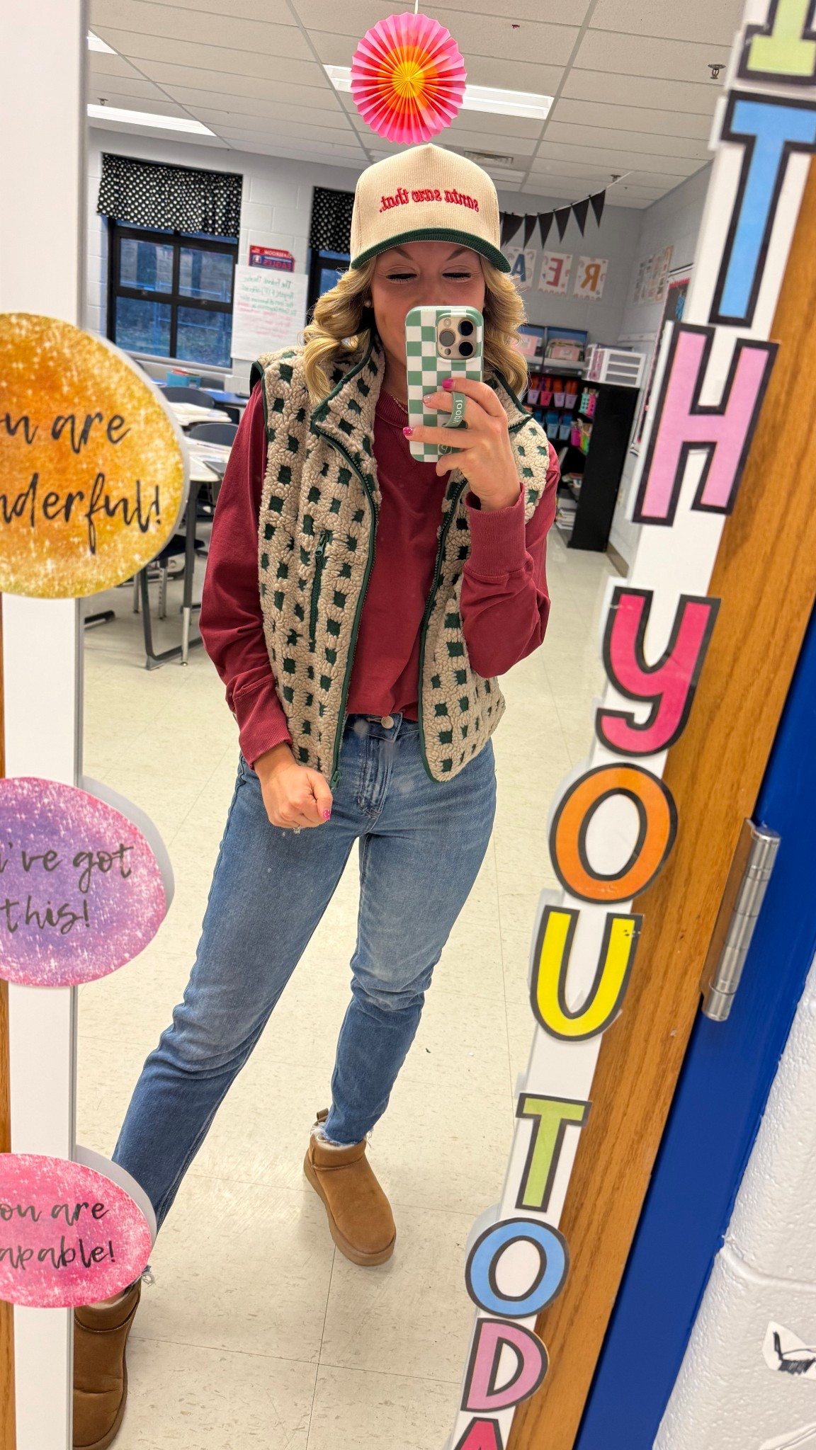 A vest will never do you wrong!!!! Hat is from Altar’d State- santa saw that and its corduroy!!! ❤️

#LTKHoliday #LTKootd #LTKGiftGuide