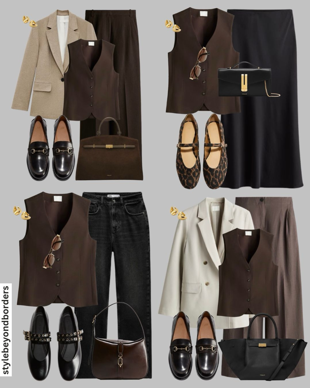 Brown waistcoat for spring 🤎✨
Tags: blazers for winter and spring casual chic outfit with brown buttoned waistcoat neutral colors,DeMellier handbag,trending color combo brunch outfit, casual outfit, easy to style, chic outfit, leopard ballet flats, elegant outfit, structured outfit, winter outfit, coat, neutral outfit, office outfit, modest outfit, midsize outfit, Suede bag, ballet flats, denim, jeans, mom jeans, zara, H&M


#LTKmodest #LTKworkwear #LTKspring