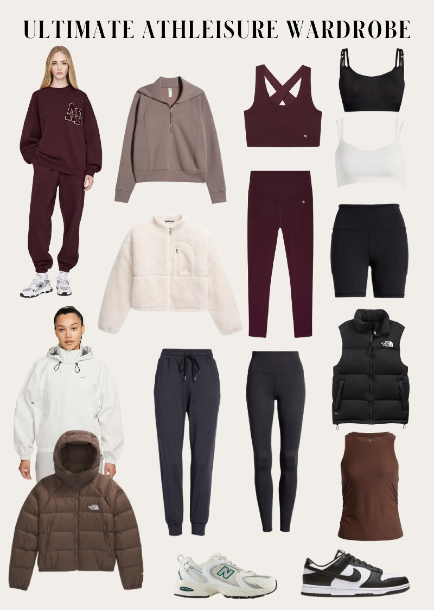 Fall athleisure staples
Anine bing sweatshirt 
Anine bing workout set
Nike puffer vest
North face puffer jacket 



#LTKFindsUnder100 #LTKSeasonal #LTKActive