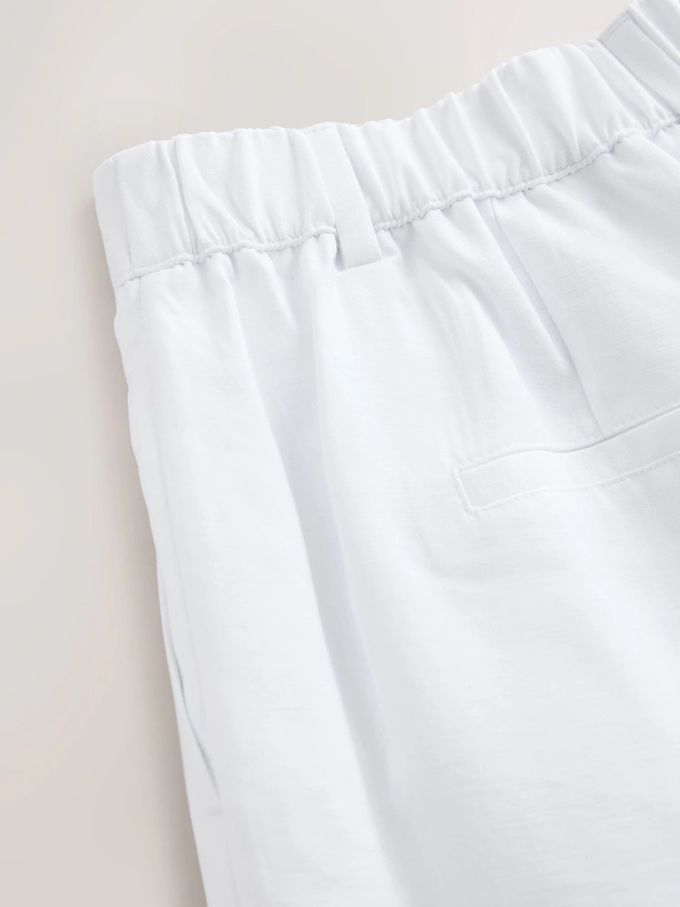 Buy White Wide Leg Trousers from Next Belgium | Next EU