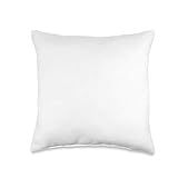 CRADOX CASES COLORS RANGE-SOLID CLASSIC WHITE Throw Pillow, 16x16, Multicolor | Amazon (US)