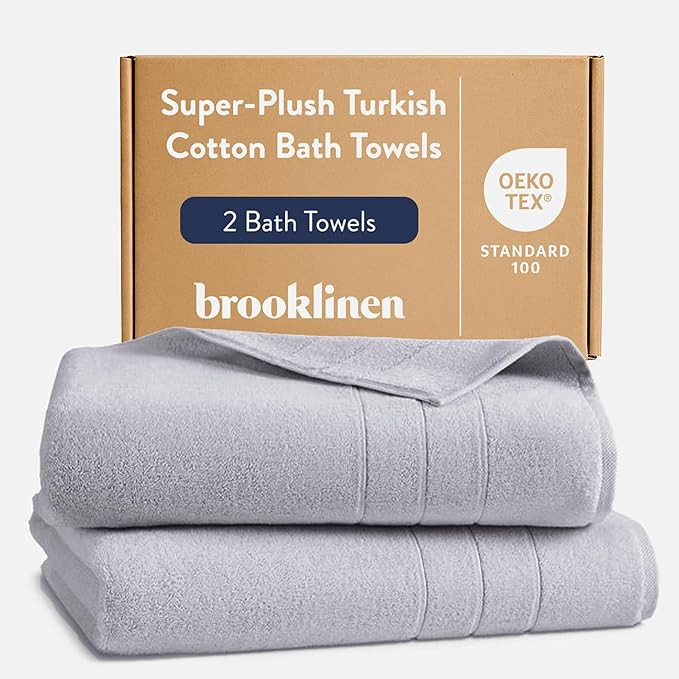 Brooklinen Super-Plush Turkish Cotton Bath Towels | Amazon (US)