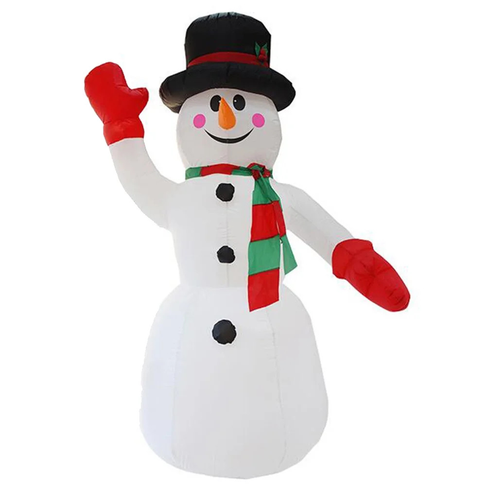 Mewmewcat 8 Ft Christmas Inflatable Snowman Decoration Home Decorations Yard LED Lights Outdoors ... | Walmart (US)
