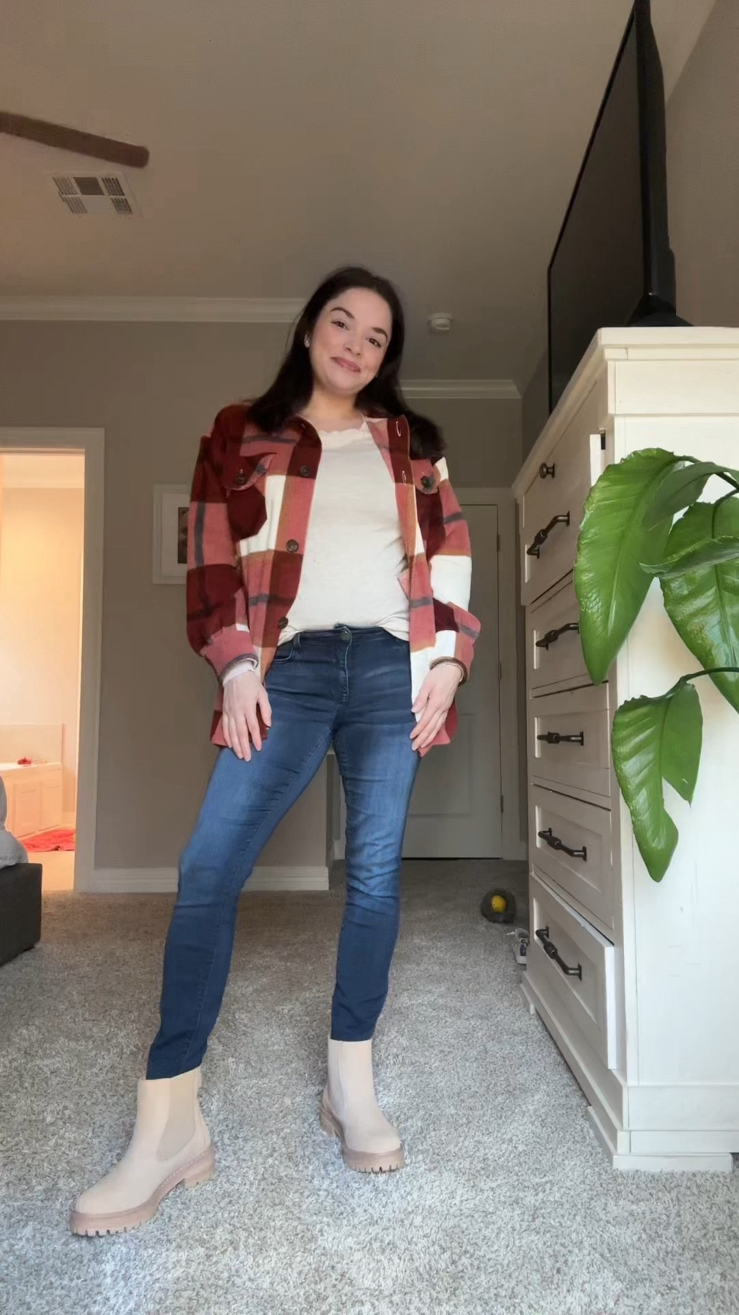 Everyday outfit #shacket #jeans #crewnecksweater #lugboots

#LTKVideo #LTKshoecrush #LTKfindsunder50