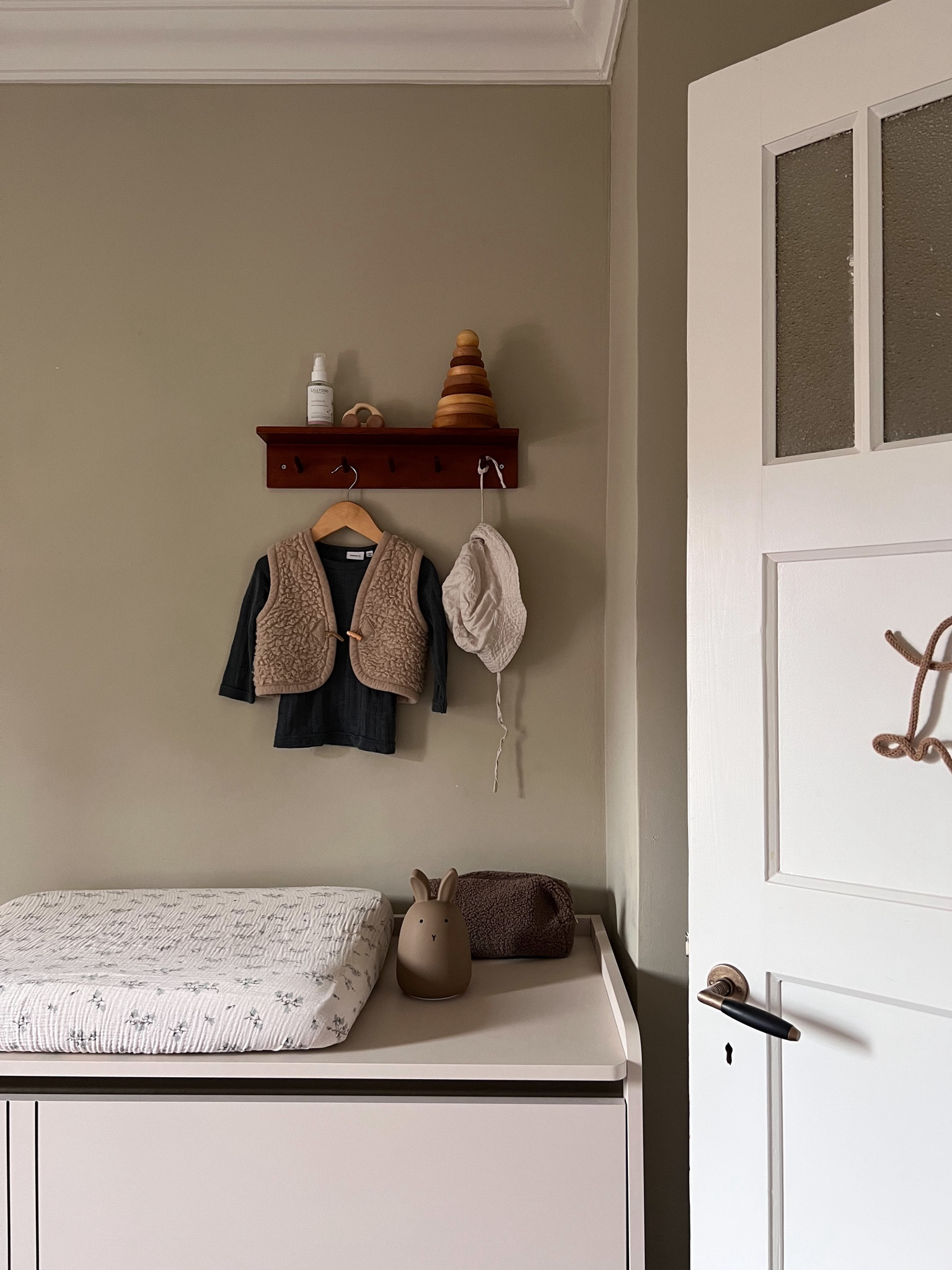 Changing corner 

Home inspiration, furniture, wall storage, H&M Home, Mango wood hanging rack, Liewood LED rabbit light, WestWing, Chunky teddy pencil case, de Bijenkorf, Netherlands. 

#LTKeurope #LTKfindsunder100 #LTKhome