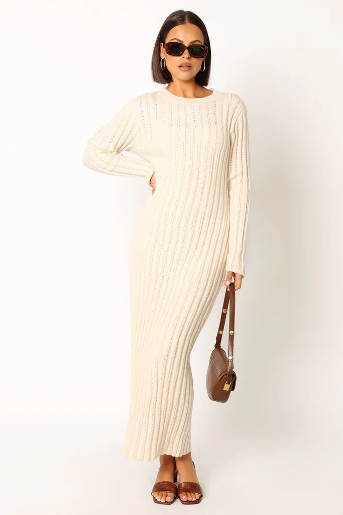 Great Long Sleeve Maxi Dress - Cream | Petal & Pup (US)