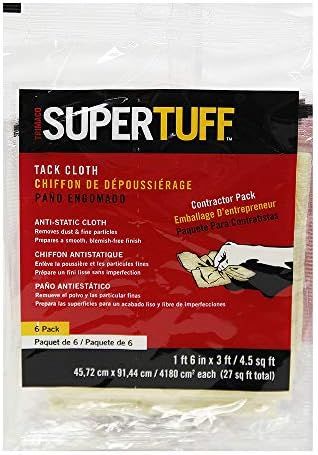 Trimaco 10506 SuperTuff Tack Cloth, 18 x 36-inch, 6 Count, Pack of 6, tan | Amazon (US)