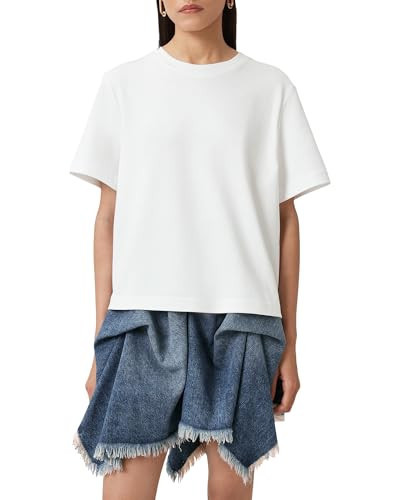 AllSaints Women's Lisa Tee, White | Amazon (US)