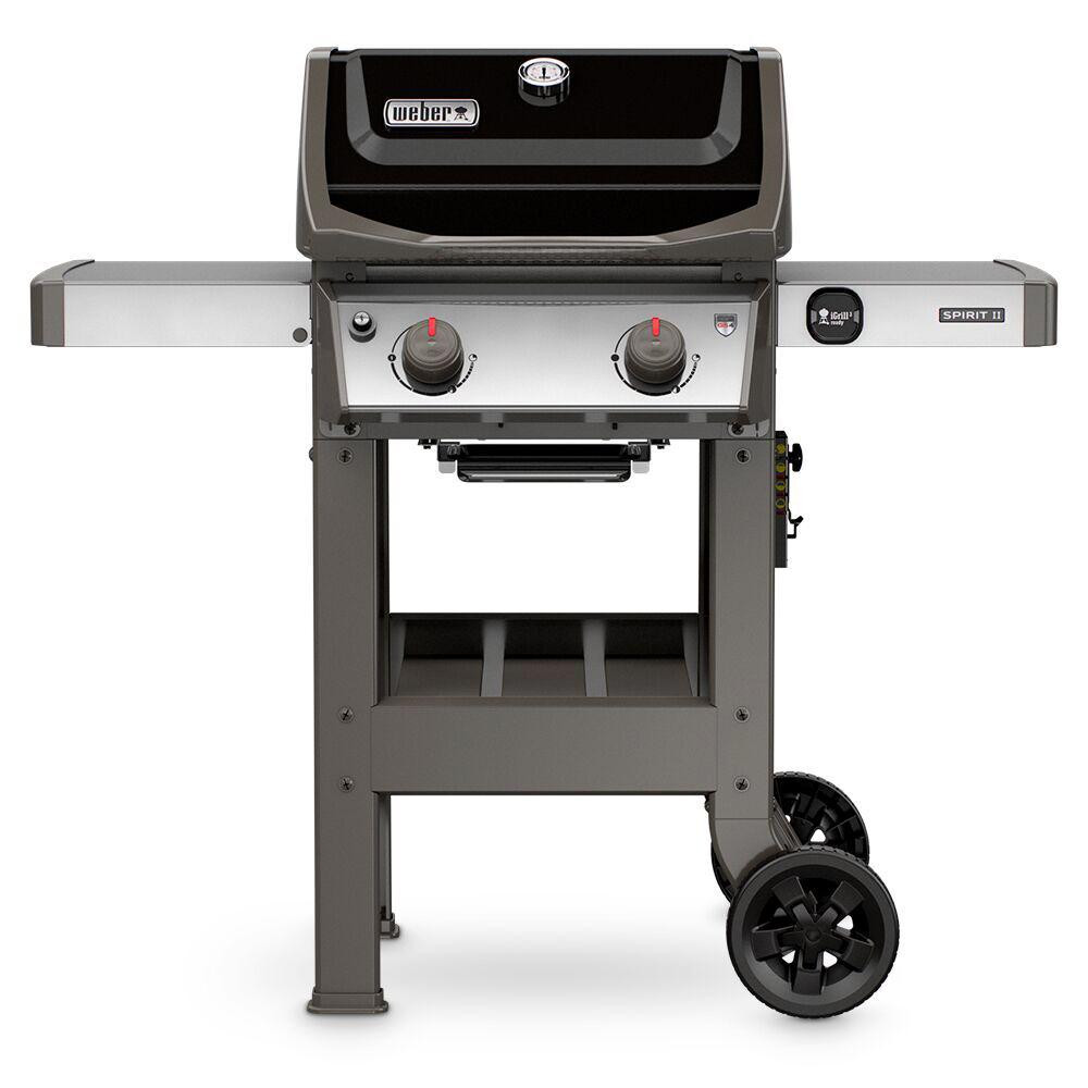 Spirit II E-210 2-Burner Propane Gas Grill in Black | The Home Depot