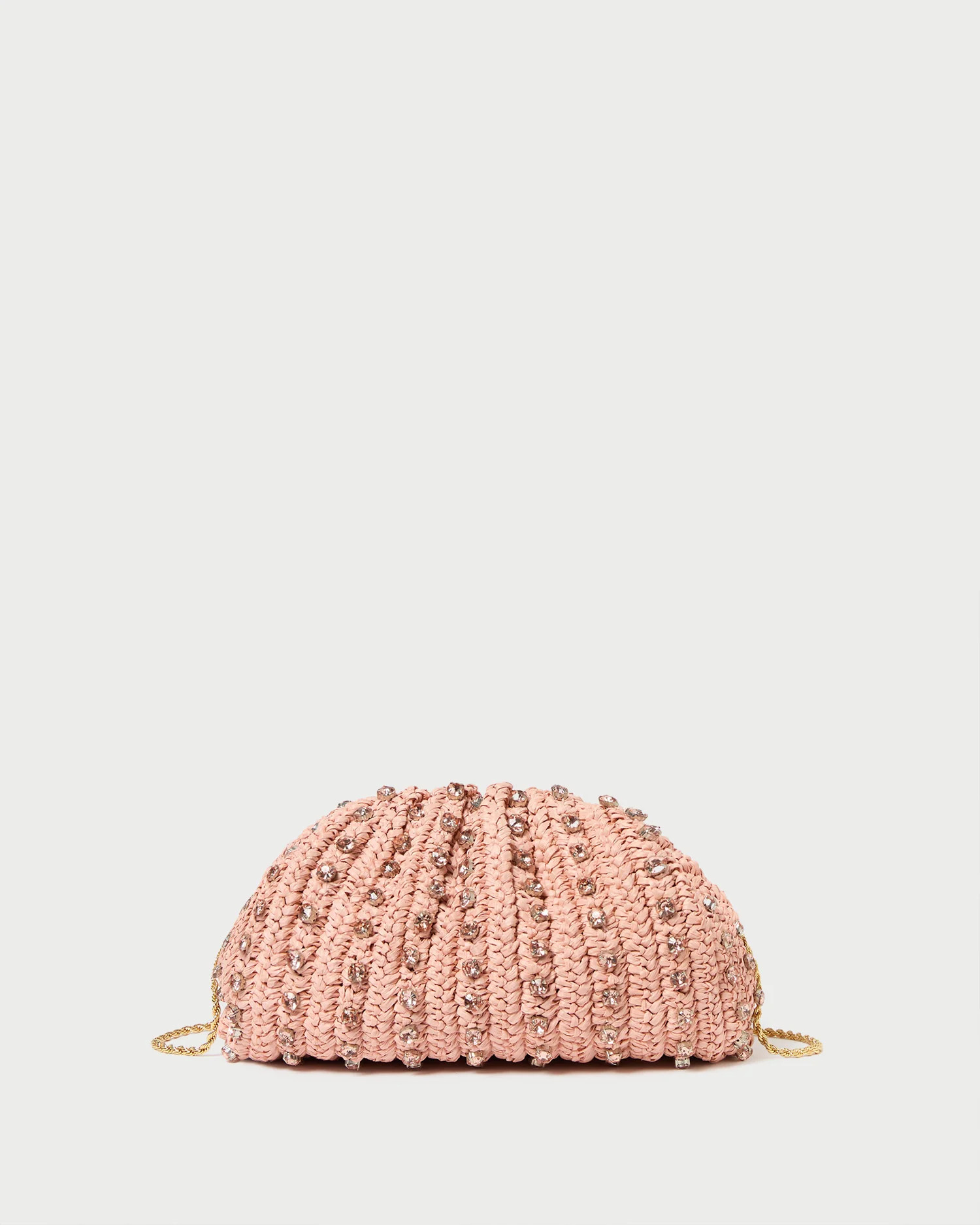 Bailey Blush/Crystal Dome Clutch | Loeffler Randall