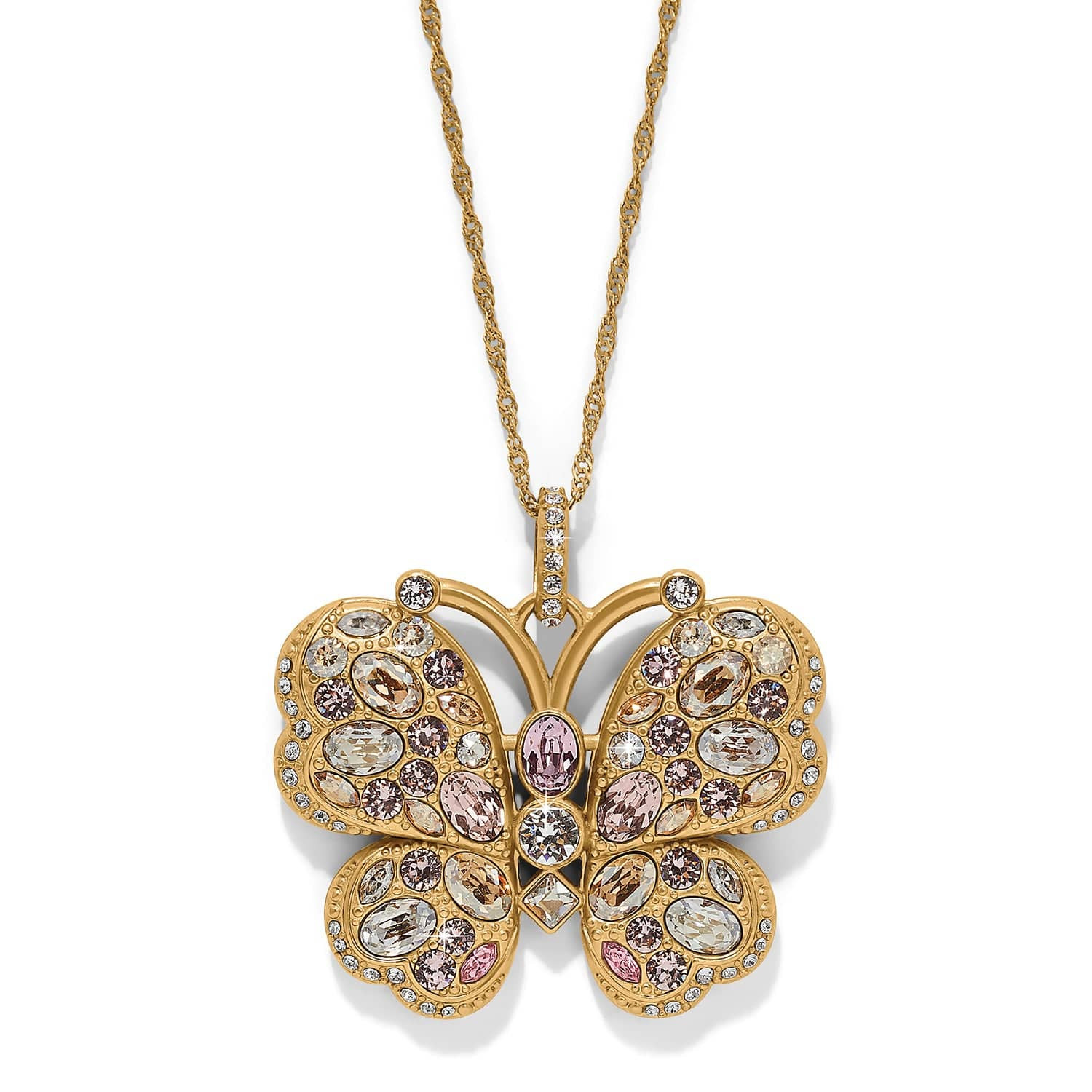 Trust Your Journey Golden Bufferfly Necklace | Brighton