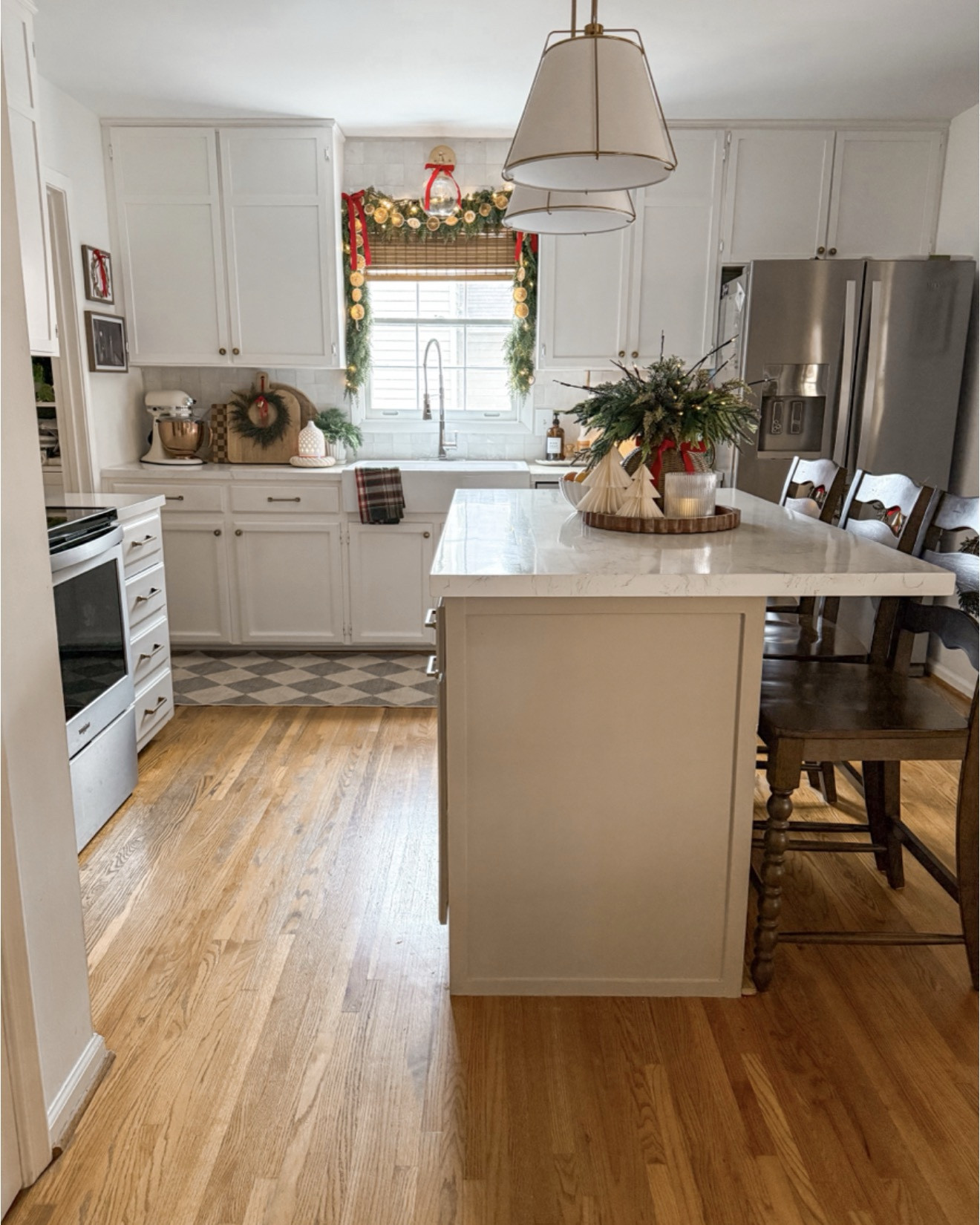 Christmas kitchen views 

#LTKSeasonal #LTKHoliday #LTKHome