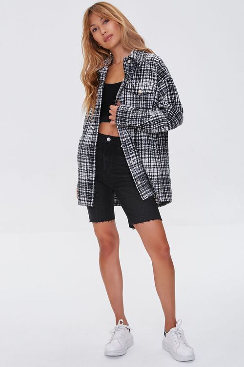 Faux Pearl Tweed Shacket | Forever 21 | Forever 21 (US)