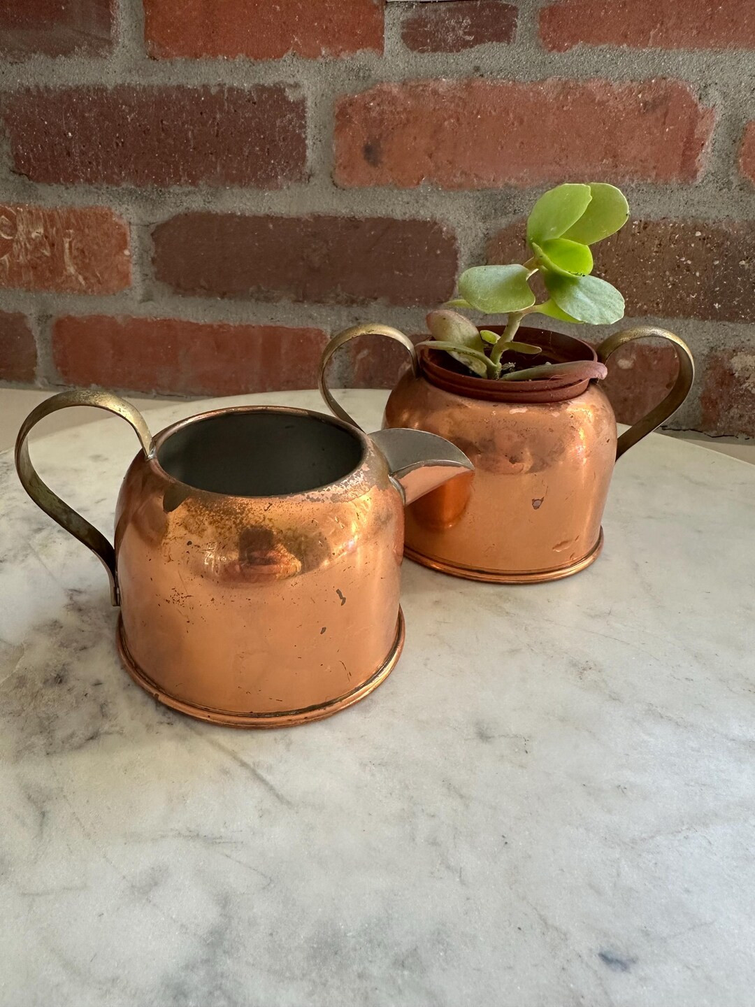 Coppercraft Guild Copper Cream and Sugar Set. - Etsy | Etsy (US)