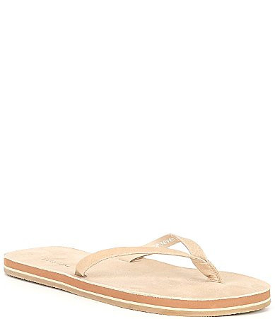 Hari Mari Women's Meadows Leather Flip Flops - 8 | Dillard's