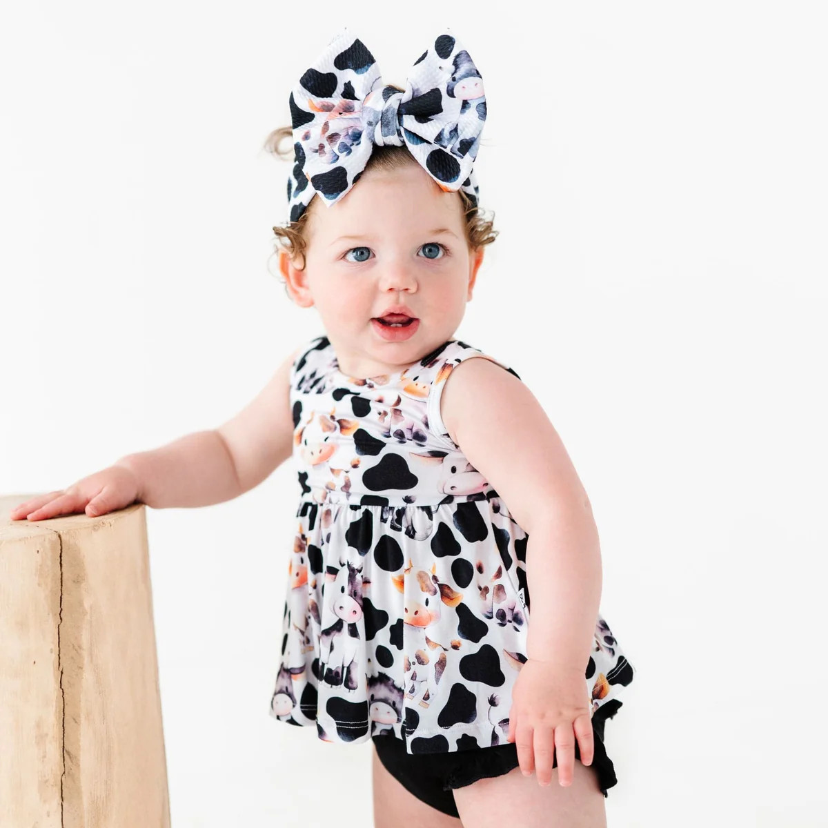 In a Good Moo-D Tank Top Peplum & Bummies Set | Bums & Roses