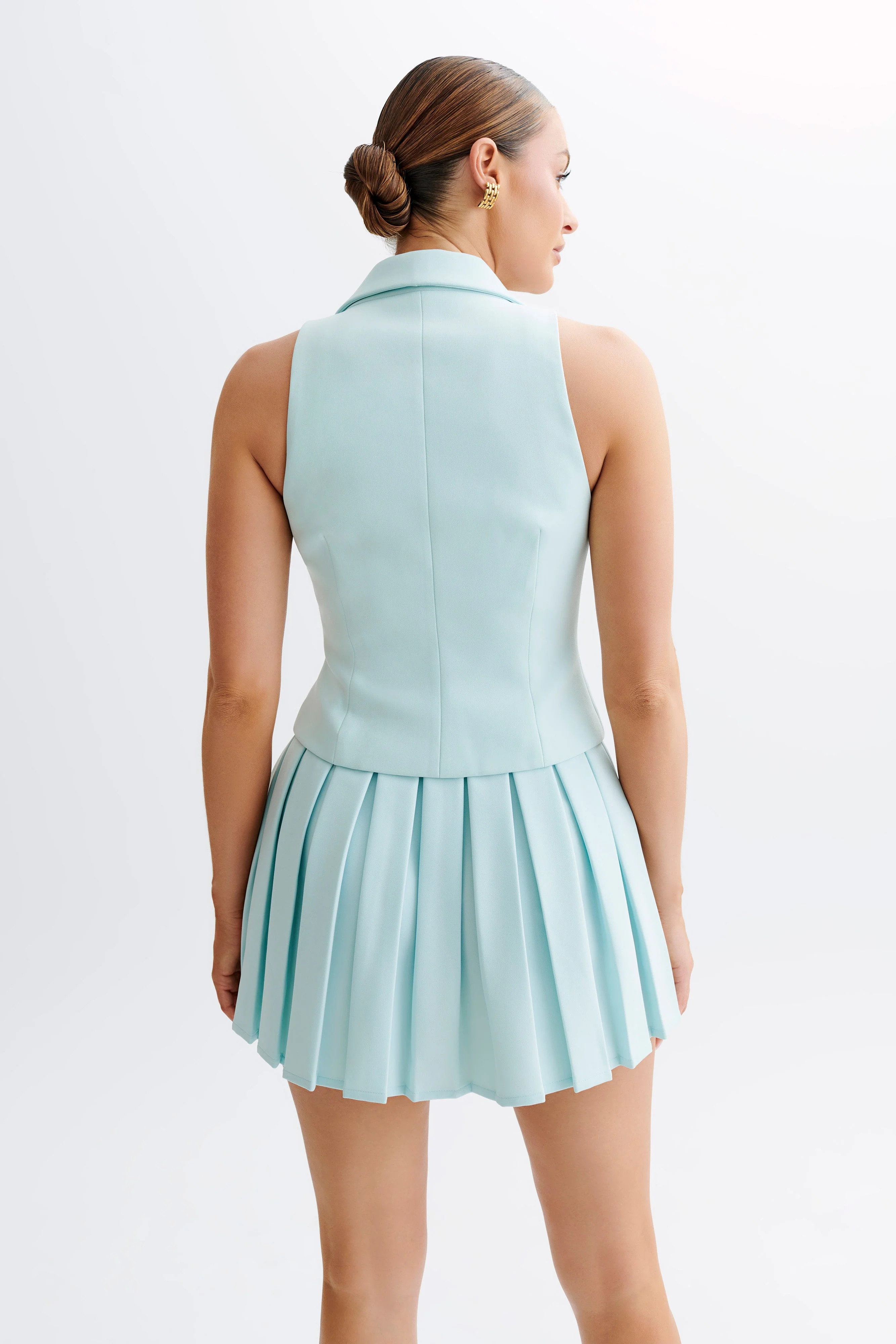 Mura Suiting Vest - Ice Blue | MESHKI US