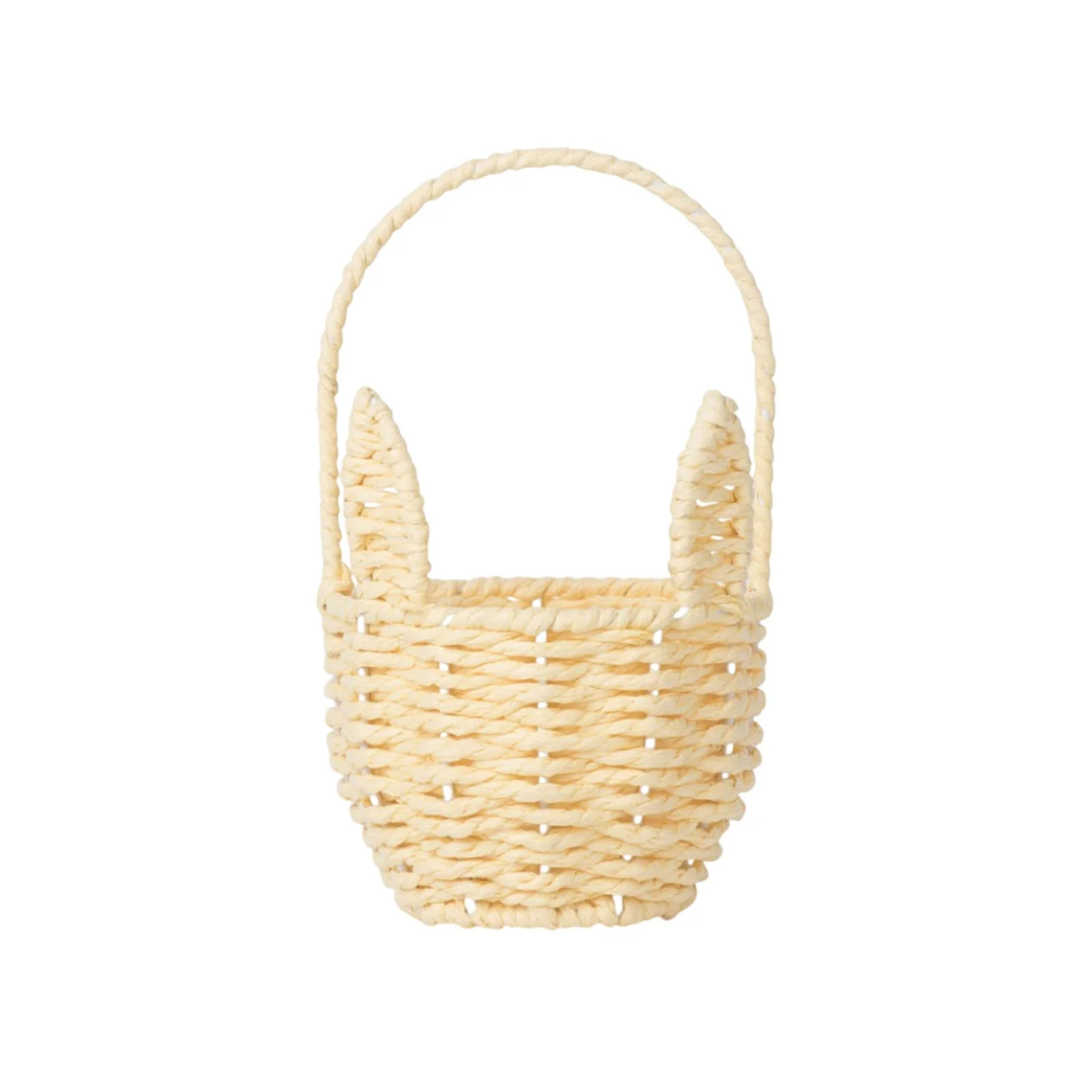 Mecorevxz Easter Woven Bunny Basket Long Ears Bunny Storage Basket Tote Bag Easter Eggs Storage B... | Walmart (US)