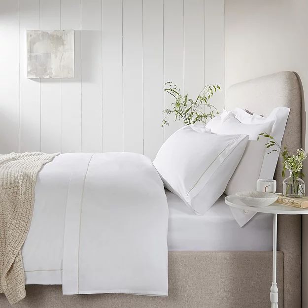 Single Row Cord 200 Thread Count Egyptian Cotton Bed Linen Collection | The White Company (UK)