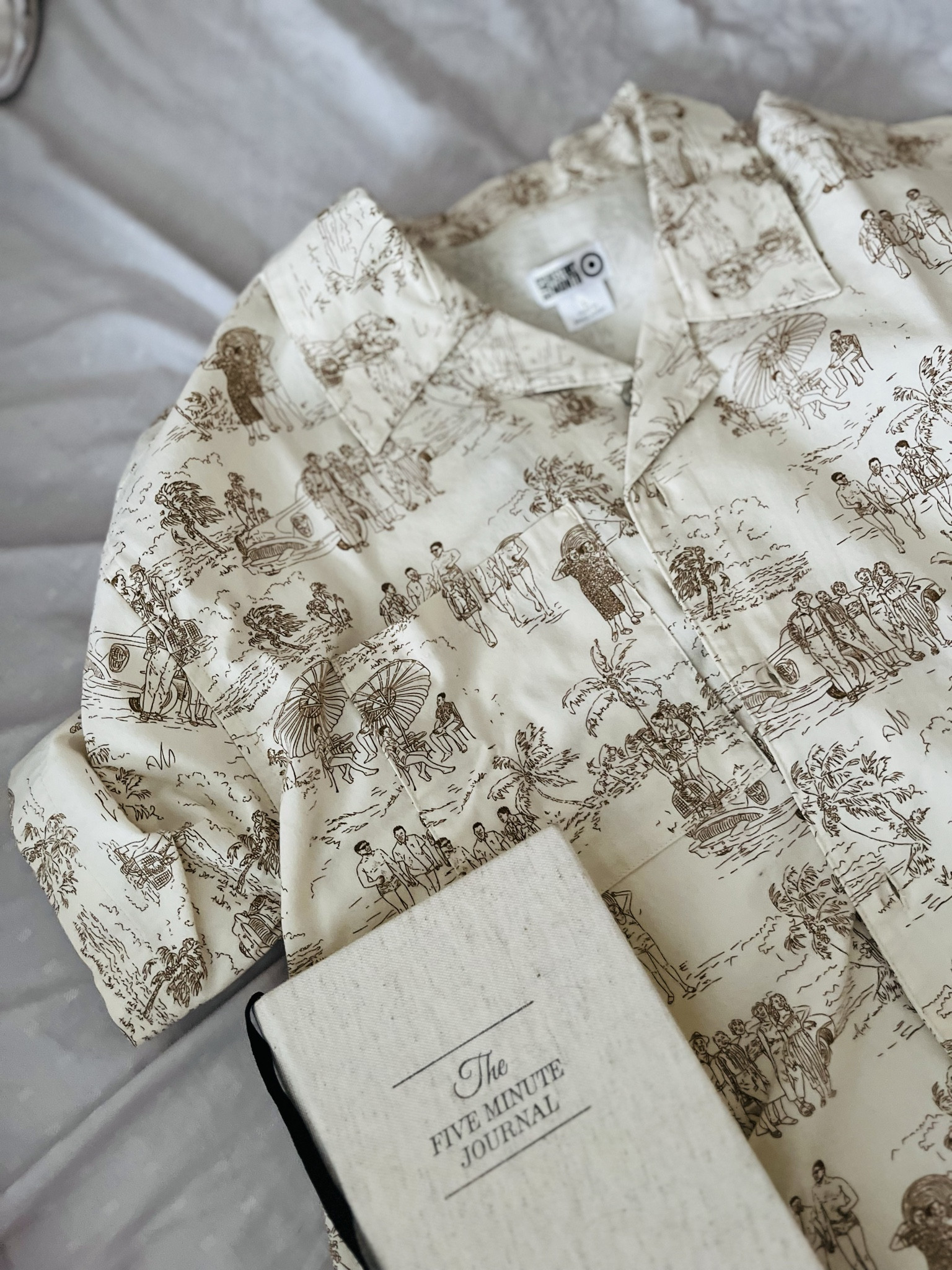 Classic — I went to Target for cleaning supplies, I ended up buying a top I know I’ll wear day in and day out during the Springtime. 