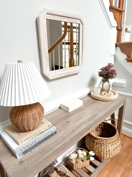 Well this space got a refresh already…I couldn’t stop thinking about this lamp and think it’s just perfect to set the vibe 🤍


Entry way decor
Entry table 
Home decor
Target home finds 
Interior design
Spring refresh 



#LTKSeasonal #LTKhome #LTKfindsunder100