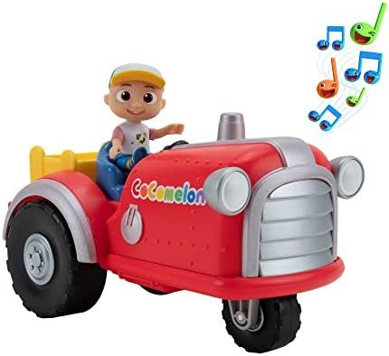 CoComelon Official Musical Tractor w/ Sounds & Exclusive 3-inch Farm JJ Toy, Play a Clip of “Ol... | Amazon (US)