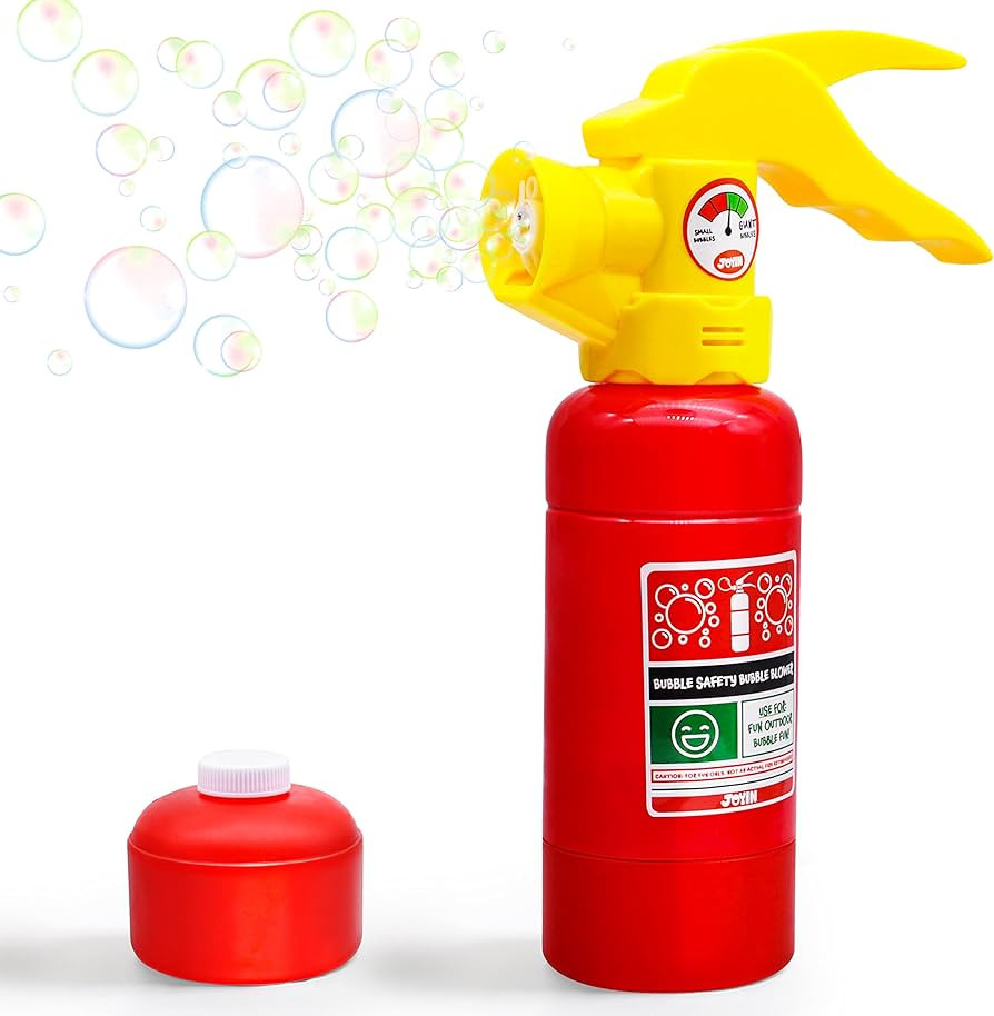 JOYIN Automatic Bubble Maker Fire Extinguisher Bubble Blower Machine with Bubble Solution (230 ml... | Amazon (US)