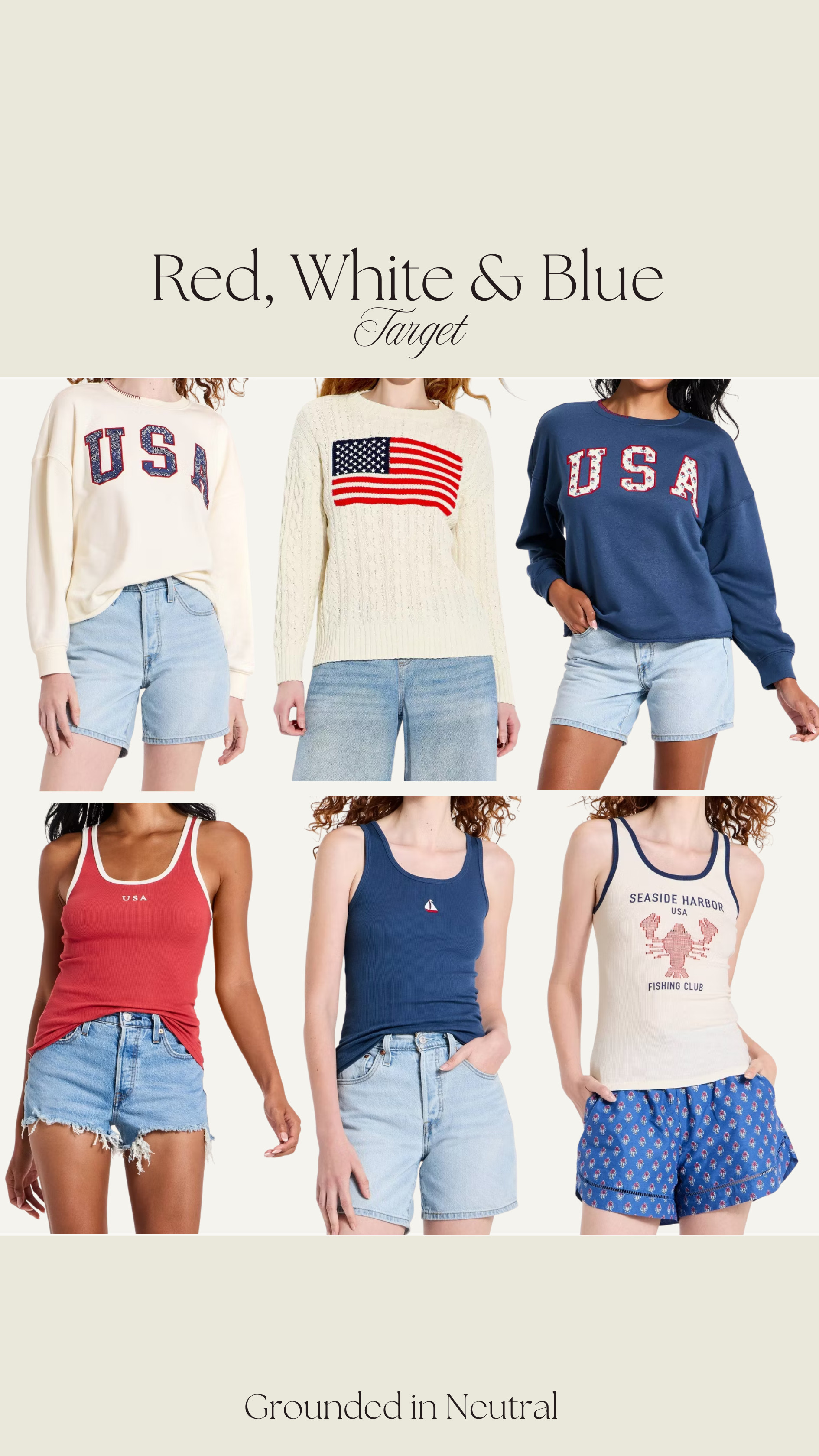 Red, White, & Blue finds from @Target ❤️🤍💙 Perfect for the upcoming summer holidays! 🇺🇸

#LTKootd #LTKSeasonal
