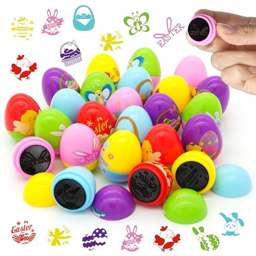 Childom 24 Pcs Easter Egg Fillers Stuffers for Kids, Easter Stamps Basket Stuffers, Easter Stamps Toys Bulk for Easter Eggs Hunt, Easter Party Favors for Goodie Bags,Classroom Prize Supplies, Children | Amazon (US)