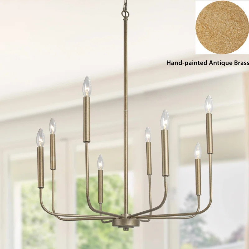 Lafferty 8 - Light Candle Style Chandelier | Wayfair Professional