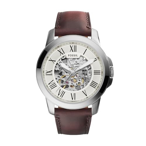 Fossil Grant Quartz Stainless Steel Leather Chronograph Watch
        Men's | Amazon (US)